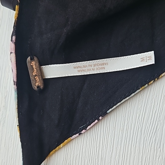 Free People Floral Mabel Ruffle Balloon Sleeve Top M Like New - Picture 6 of 11